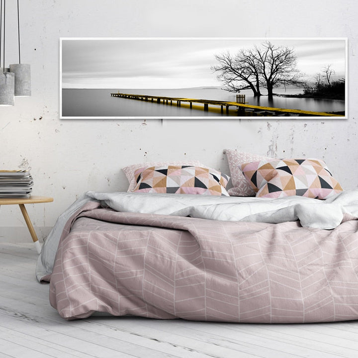 Eenzame Avonden - Canvas Wandkunst Schilderij