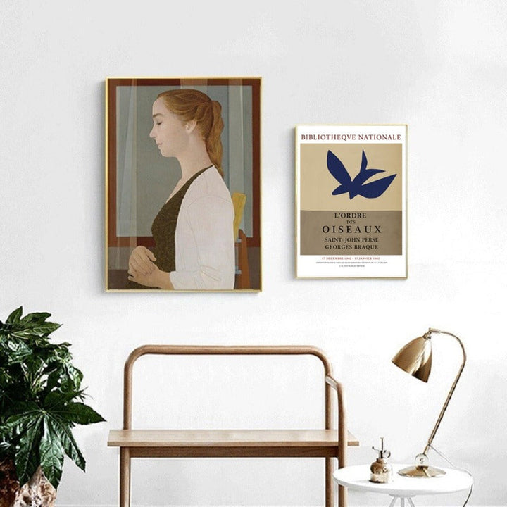 Vlieg als een vogel - Canvas wand kunst schilderij