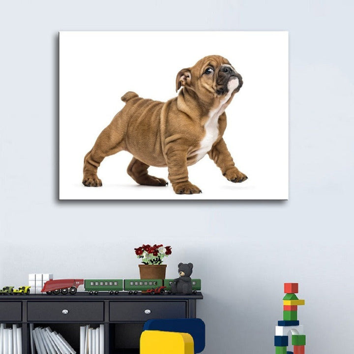 Liebes modernes Haustier Hond - Canvas Muurkunst Schilderij
