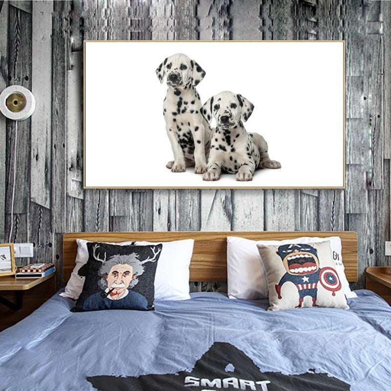 Liebes modernes Haustier Hond - Canvas Muurkunst Schilderij