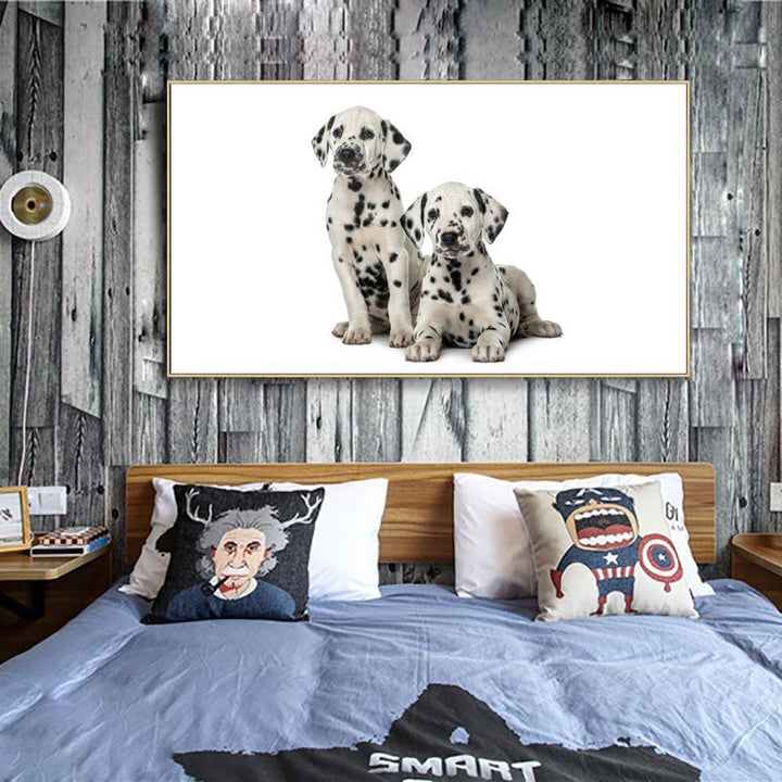 Liebes modernes Haustier Hond - Canvas Muurkunst Schilderij