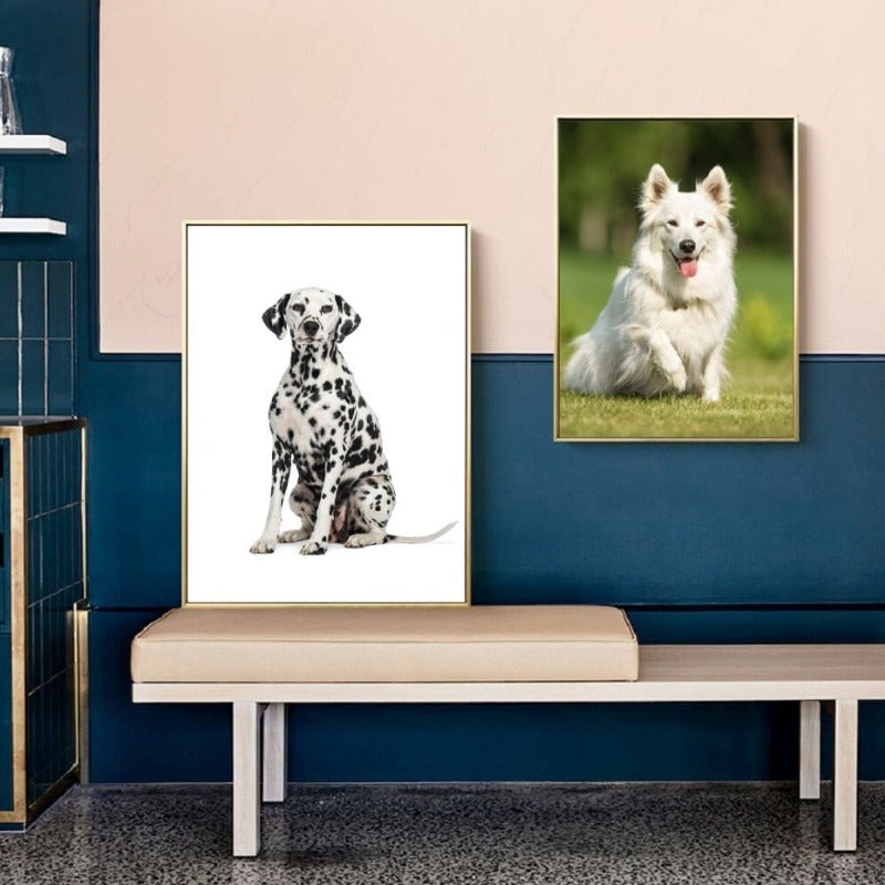 Liebes modernes Haustier Hond - Canvas Muurkunst Schilderij