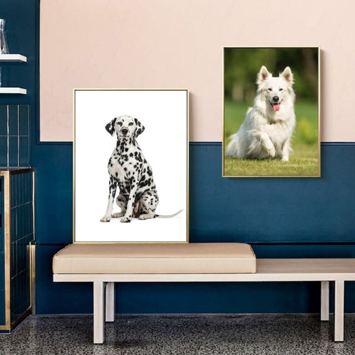 Liebes modernes Haustier Hond - Canvas Muurkunst Schilderij
