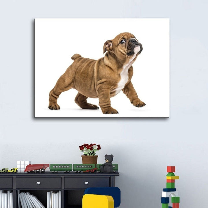 Liebes modernes Haustier Hond - Canvas Muurkunst Schilderij