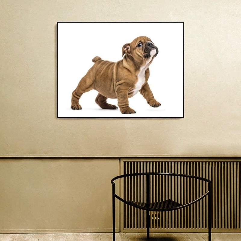 Liebes modernes Haustier Hond - Canvas Muurkunst Schilderij
