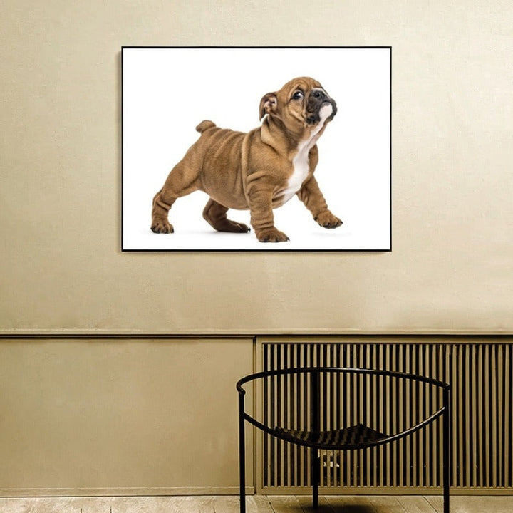 Liebes modernes Haustier Hond - Canvas Muurkunst Schilderij