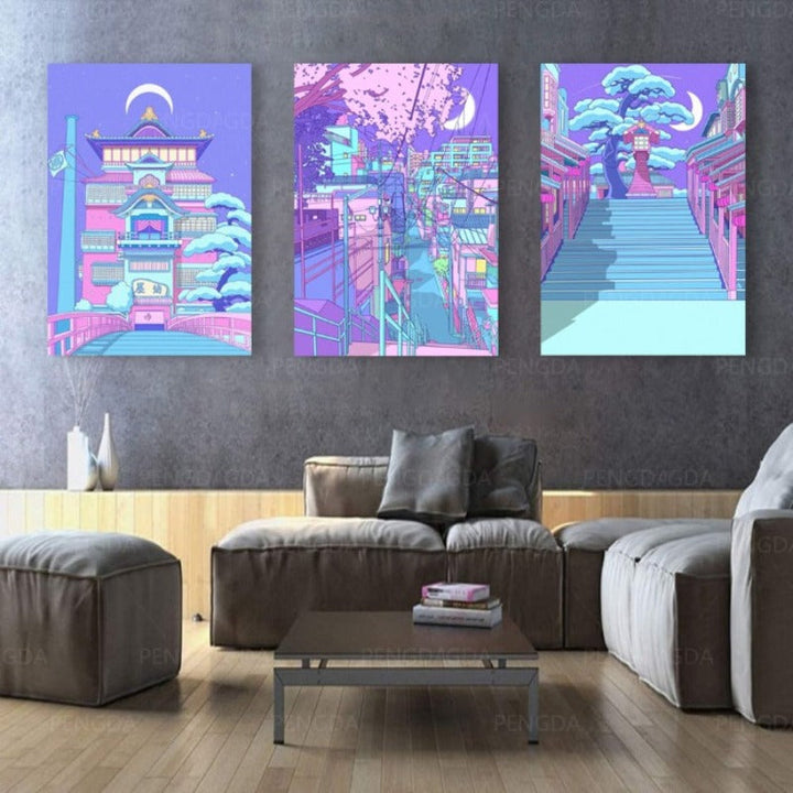 Japanse Koninklijk Huis - Canvas Wandkunst Schilderij