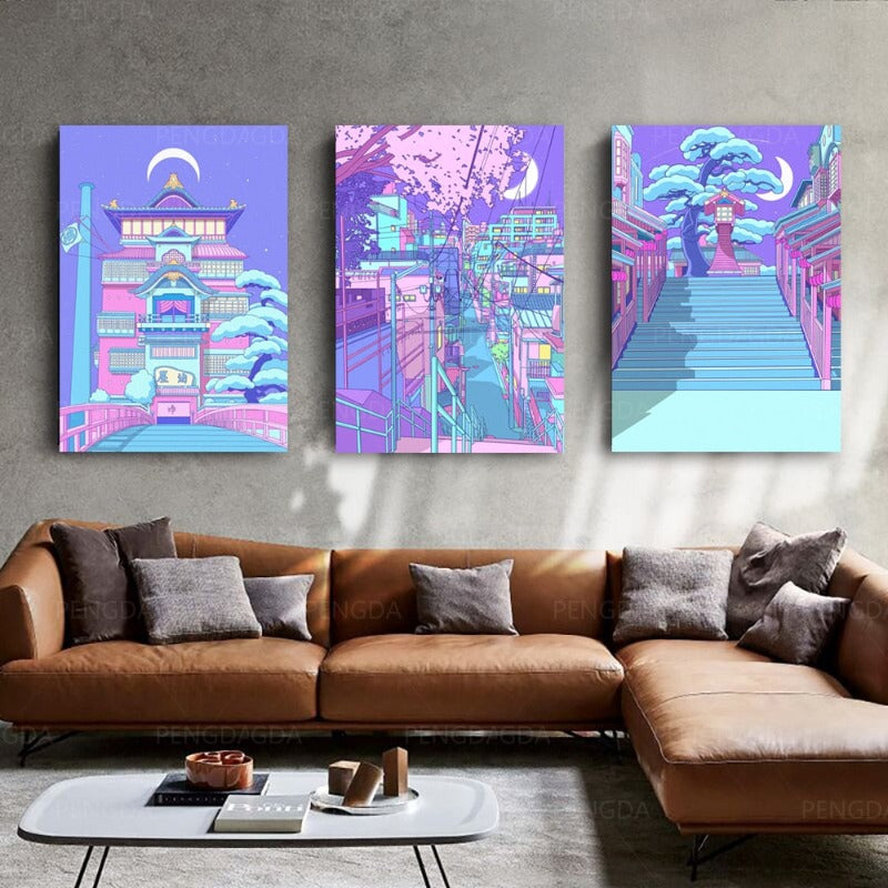 Japanse Koninklijk Huis - Canvas Wandkunst Schilderij