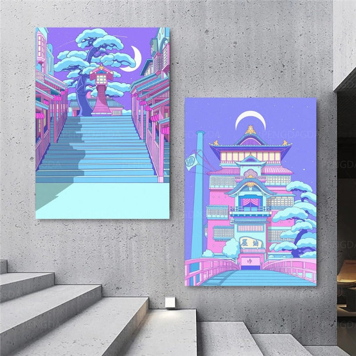 Japanse Koninklijk Huis - Canvas Wandkunst Schilderij
