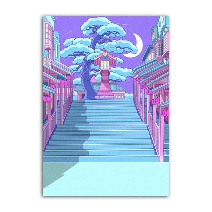Japanse Koninklijk Huis - Canvas Wandkunst Schilderij