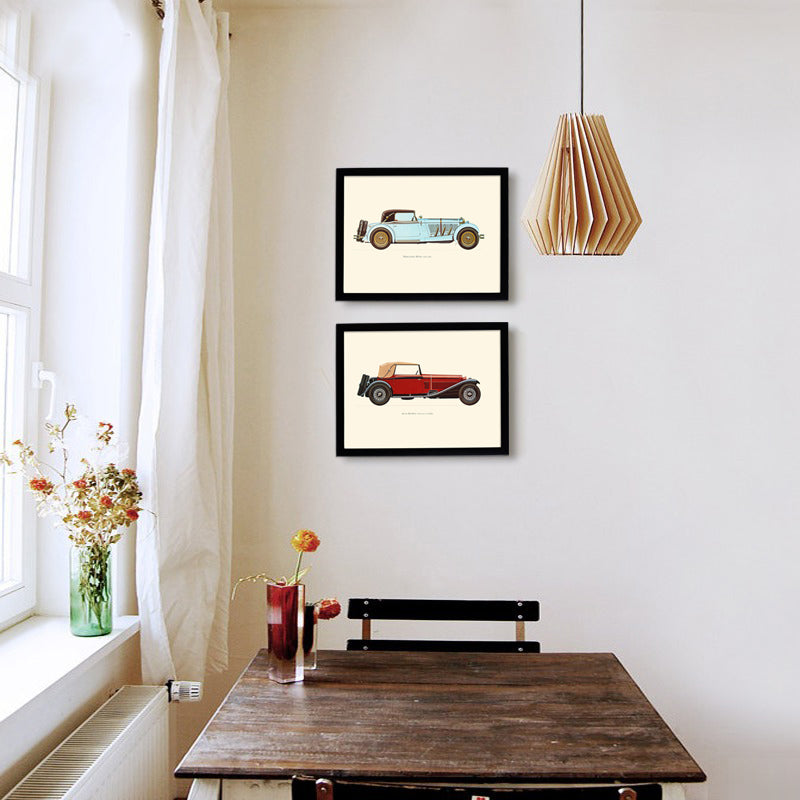 Reis in stijl - Canvas wandkunst schilderij