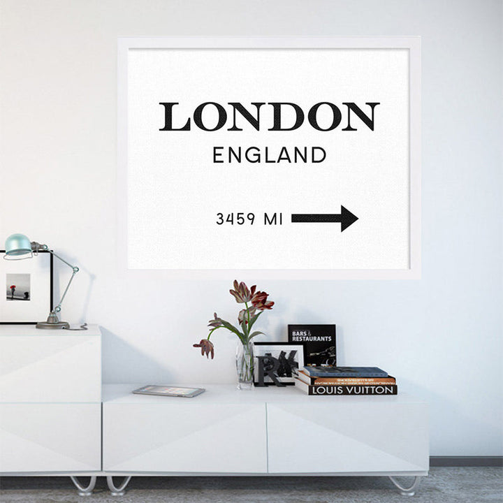 London Engeland Print Kunst Interieur Ontwerp Poster - Canvas Muur Kunst Schilderij