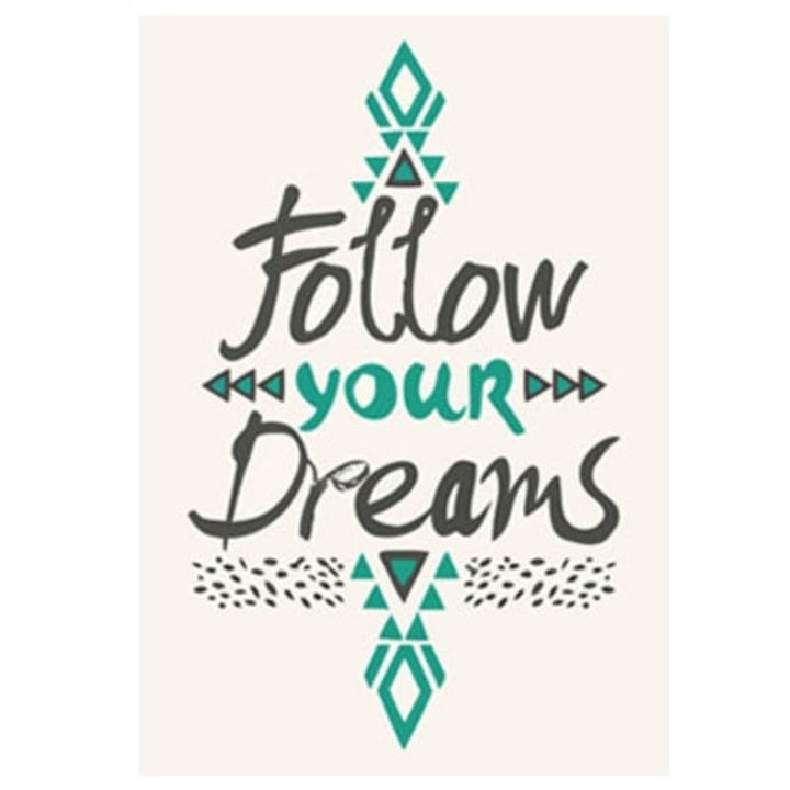 Follow Dreams - Canvas Muurkunst Schilderij