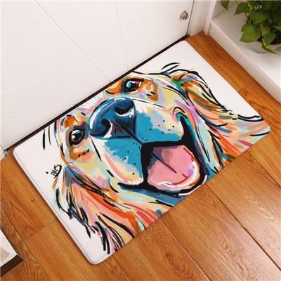 Arosta | Cartoon Style Antislip Hond Schilderij Vloermat