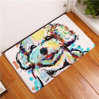 Arosta | Cartoon Style Antislip Hond Schilderij Vloermat