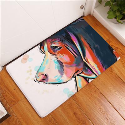 Arosta | Cartoon Style Antislip Hond Schilderij Vloermat