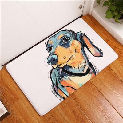 Arosta | Cartoon Style Antislip Hond Schilderij Vloermat