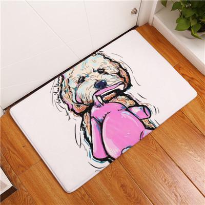 Arosta | Cartoon Style Antislip Hond Schilderij Vloermat