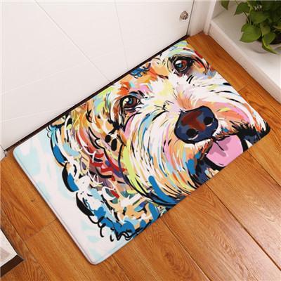 Arosta | Cartoon Style Antislip Hond Schilderij Vloermat
