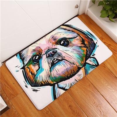 Arosta | Cartoon Style Antislip Hond Schilderij Vloermat