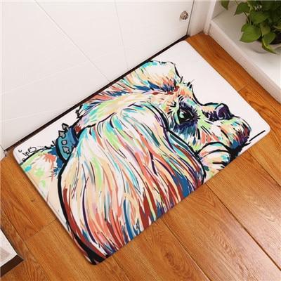 Arosta | Cartoon Style Antislip Hond Schilderij Vloermat