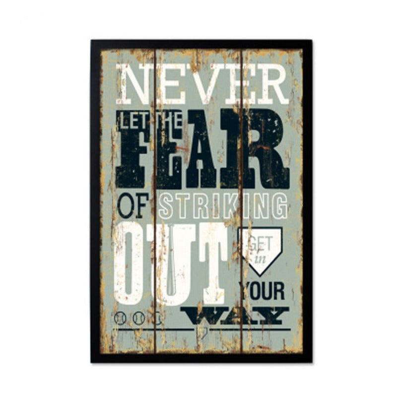 Vintage Europa Poster Love - Canvas Muurkunst Schilderij