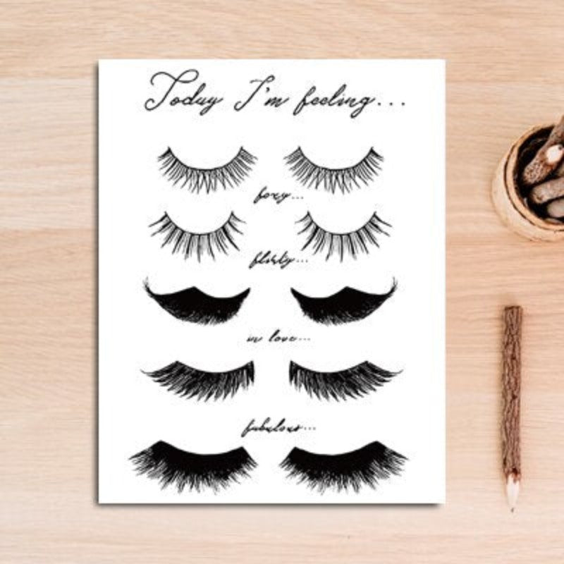 Fashion Makeup Girl Decoratieve - Canvas Wandkunst Schilderij