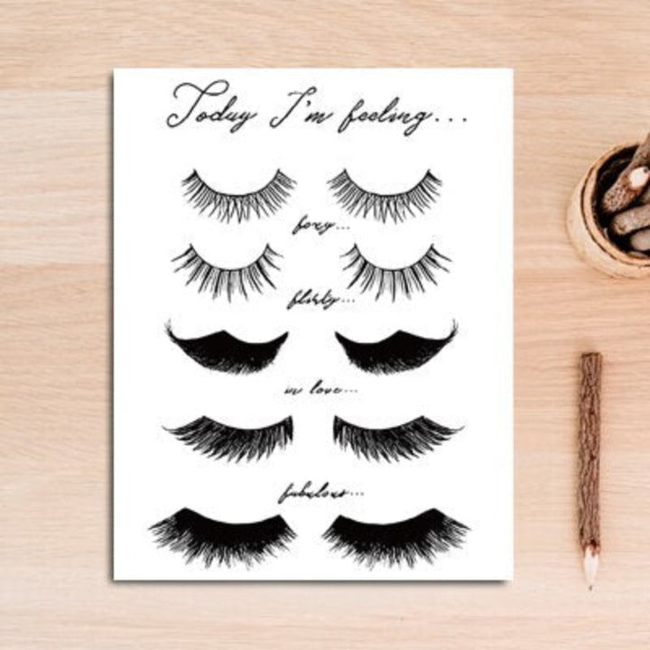Fashion Makeup Girl Decoratieve - Canvas Wandkunst Schilderij