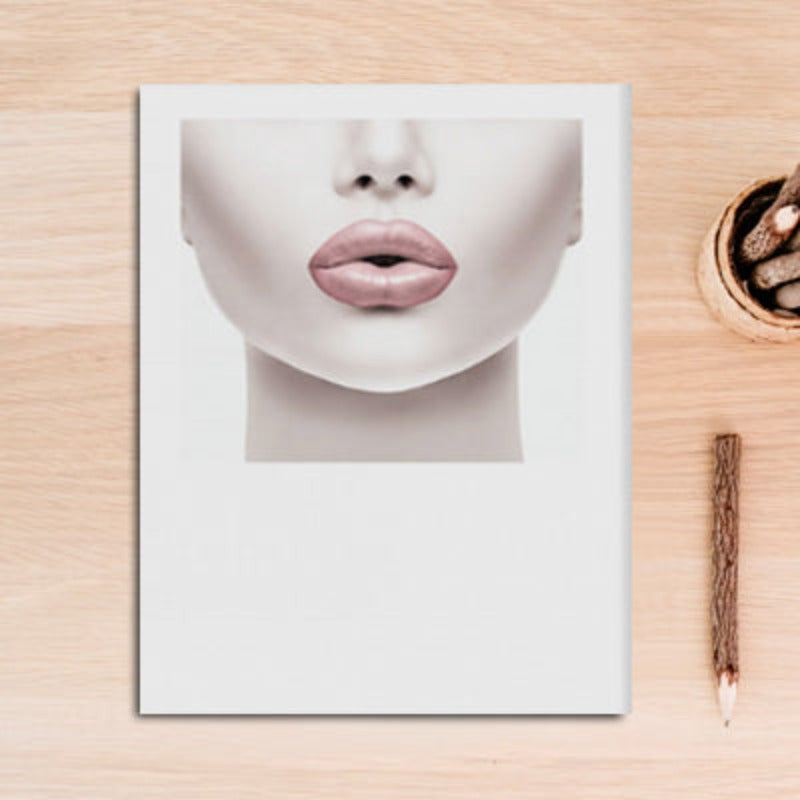 Fashion Makeup Girl Decoratieve - Canvas Wandkunst Schilderij