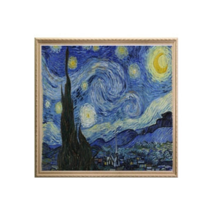 Van Gogh Klassiek Abstract Canvas Schilderij Sterrennacht