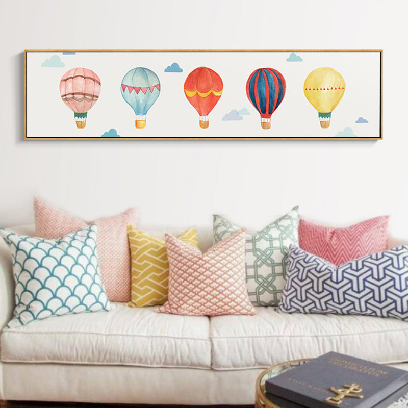 Heißluftballon - Canvas Wandkunst Schilderij