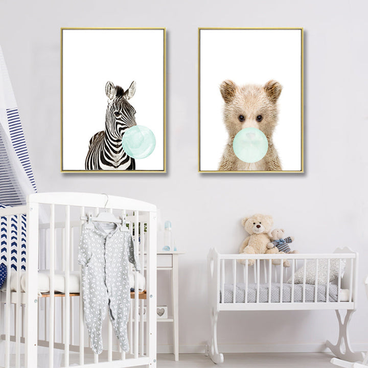 Mooie wandkunst voor de kinderkamer - canvas wandkunst schilderij