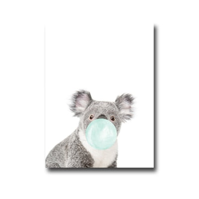 Mooie wandkunst voor de kinderkamer - canvas wandkunst schilderij