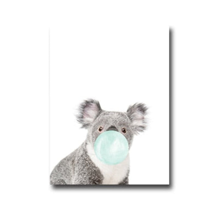 Mooie wandkunst voor de kinderkamer - canvas wandkunst schilderij
