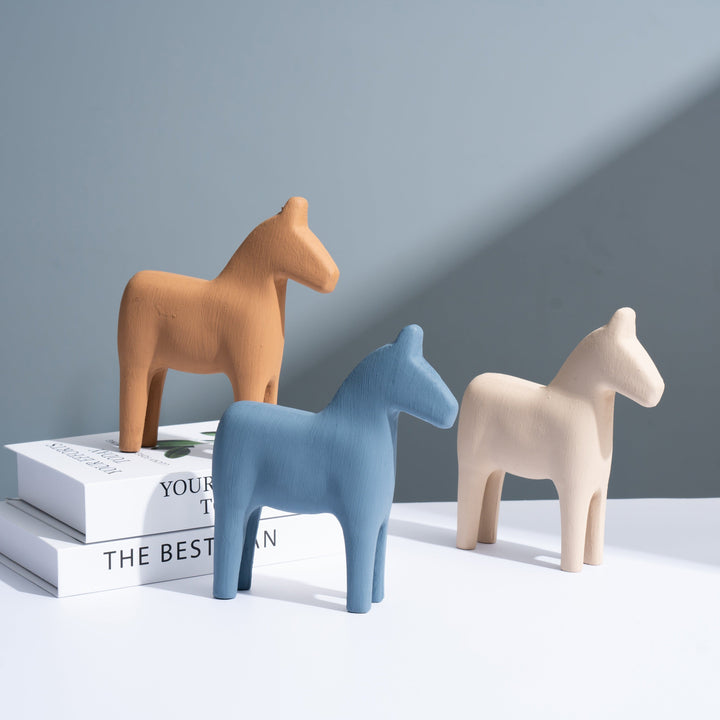 Hars creatieve minimalisme paarden decoratie ornamenten