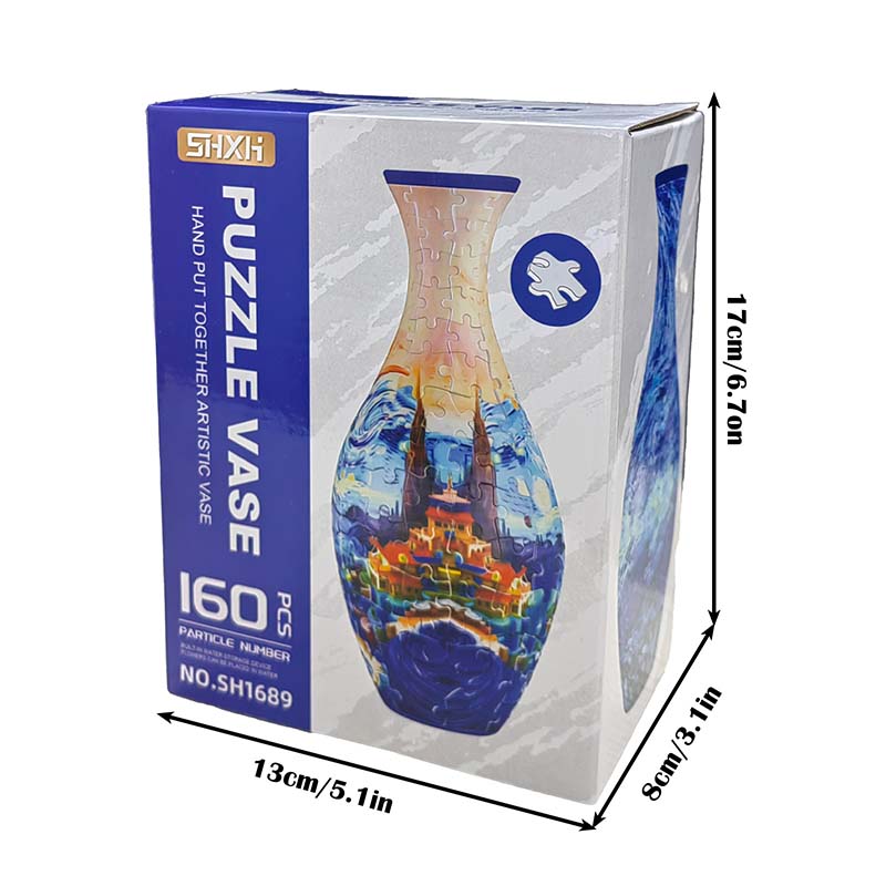 3D Kunst Puzzle Vaasje