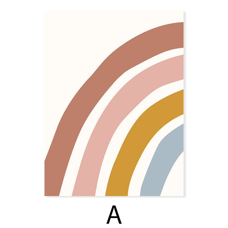 Laten we regenbogen jagen Kinderen - canvas wandkunst druk