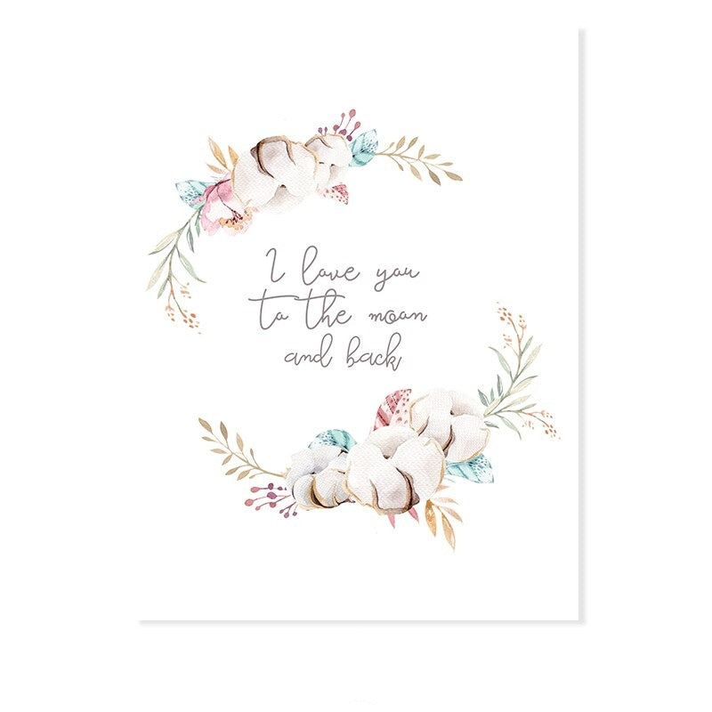 Loving Koala Moeder & Baby Slinger - Canvas Wanddecoratie Print
