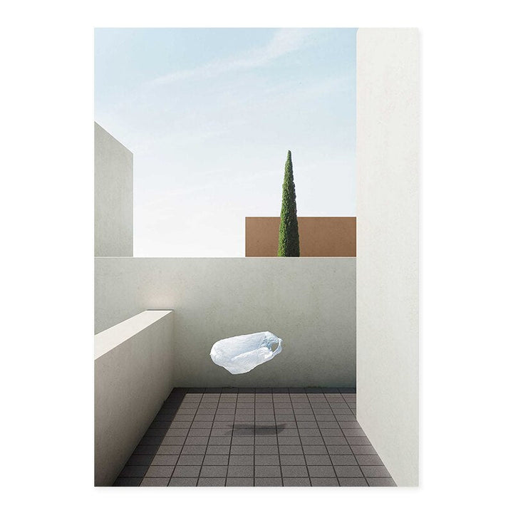 Stilleven Moderne Gebouw - Canvas Muurkunst Print