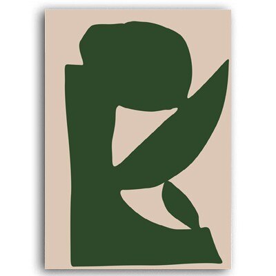 Vintage Europese Matisse Lijn Figuur - Canvas Wandkunst Print