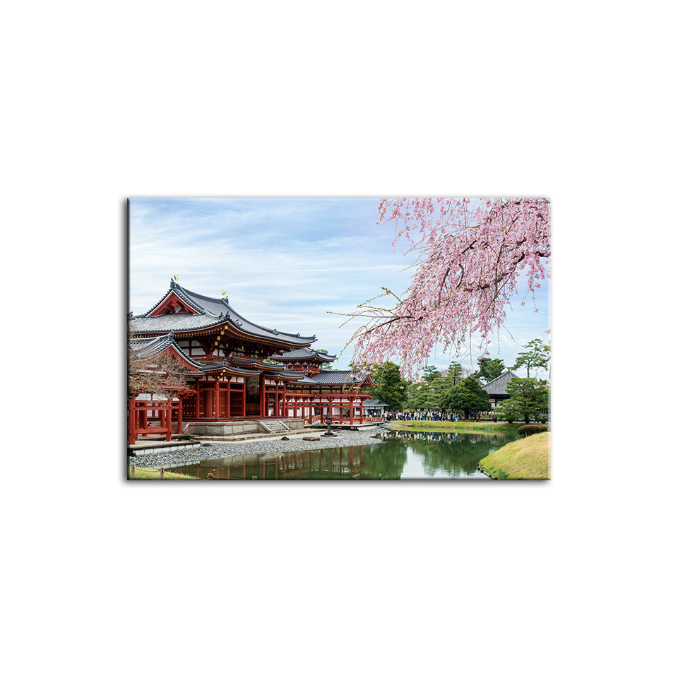 Temple Park - Canvas Wand Kunst Schilderij