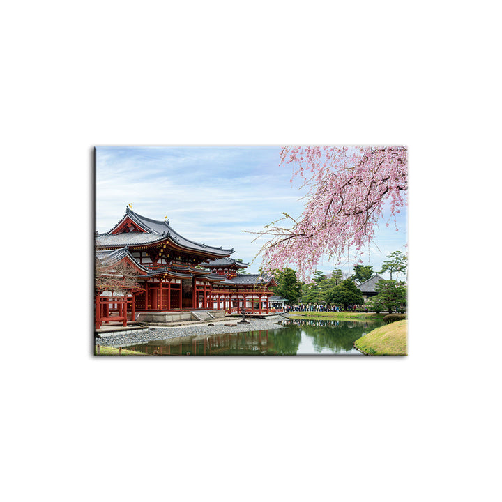 Temple Park - Canvas Wand Kunst Schilderij
