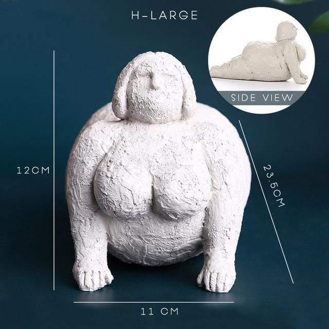 Zelfbewuste damesfiguren