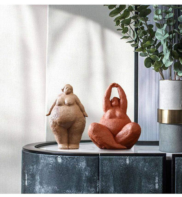 Zelfbewuste damesfiguren