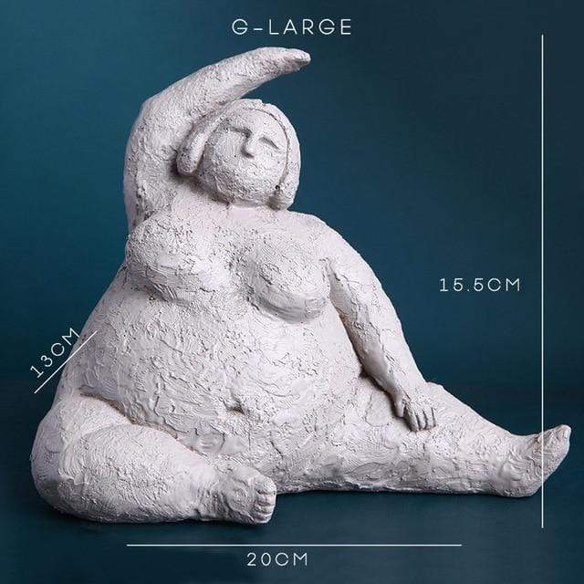 Zelfbewuste damesfiguren
