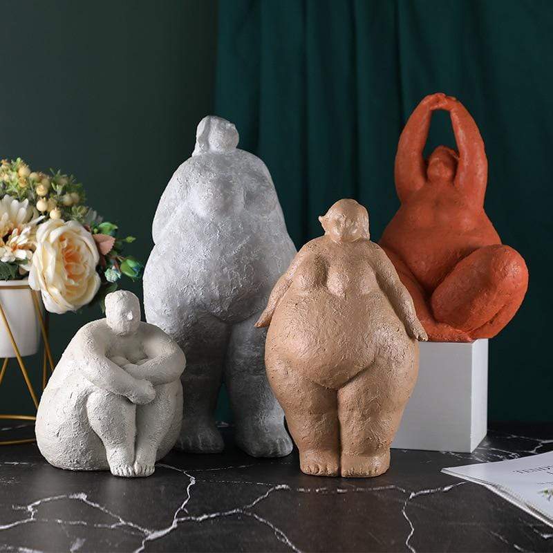 Zelfbewuste damesfiguren