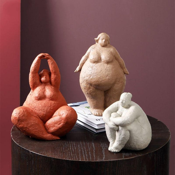 Zelfbewuste damesfiguren