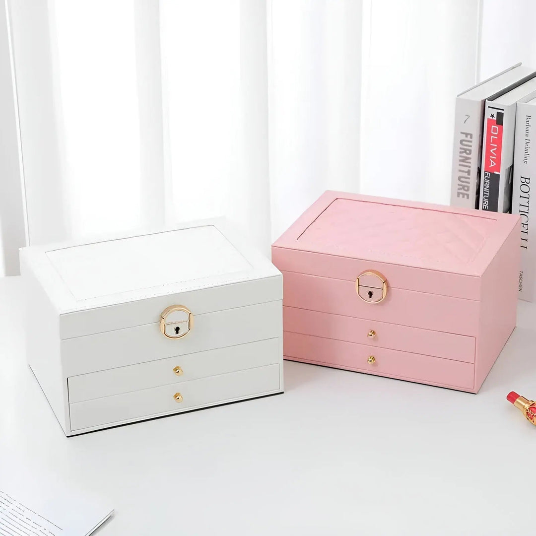 EleganceBox Luxe Sieraaddoos – Meerdere Opbergdoos voor Sieraden